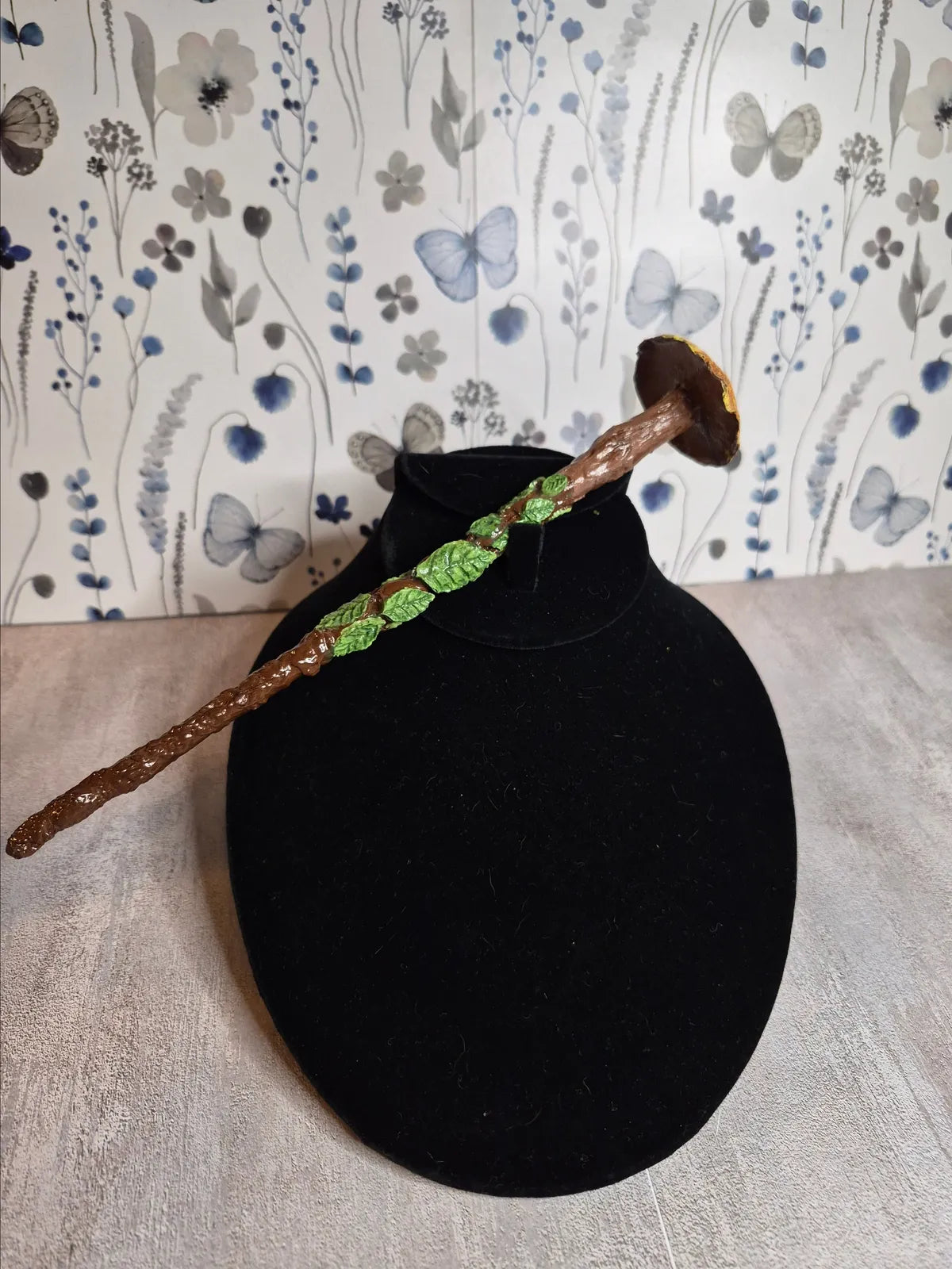 MW03, MAGICAL COLLECTION, Wand, Mushroom Magic Wand, 8 1/2", Basic Wand, Ren fest, Cosplay, Witch, Warlock, Harry Potter Party