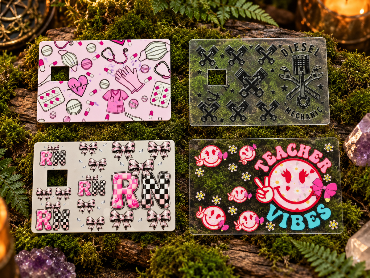 UV DTF Credit Card Wraps