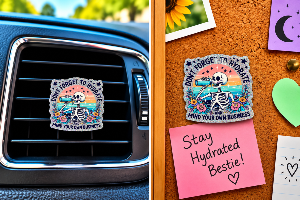MMM8, Mix & Match Magnetics, "Don't forget to hydrate" Magnet