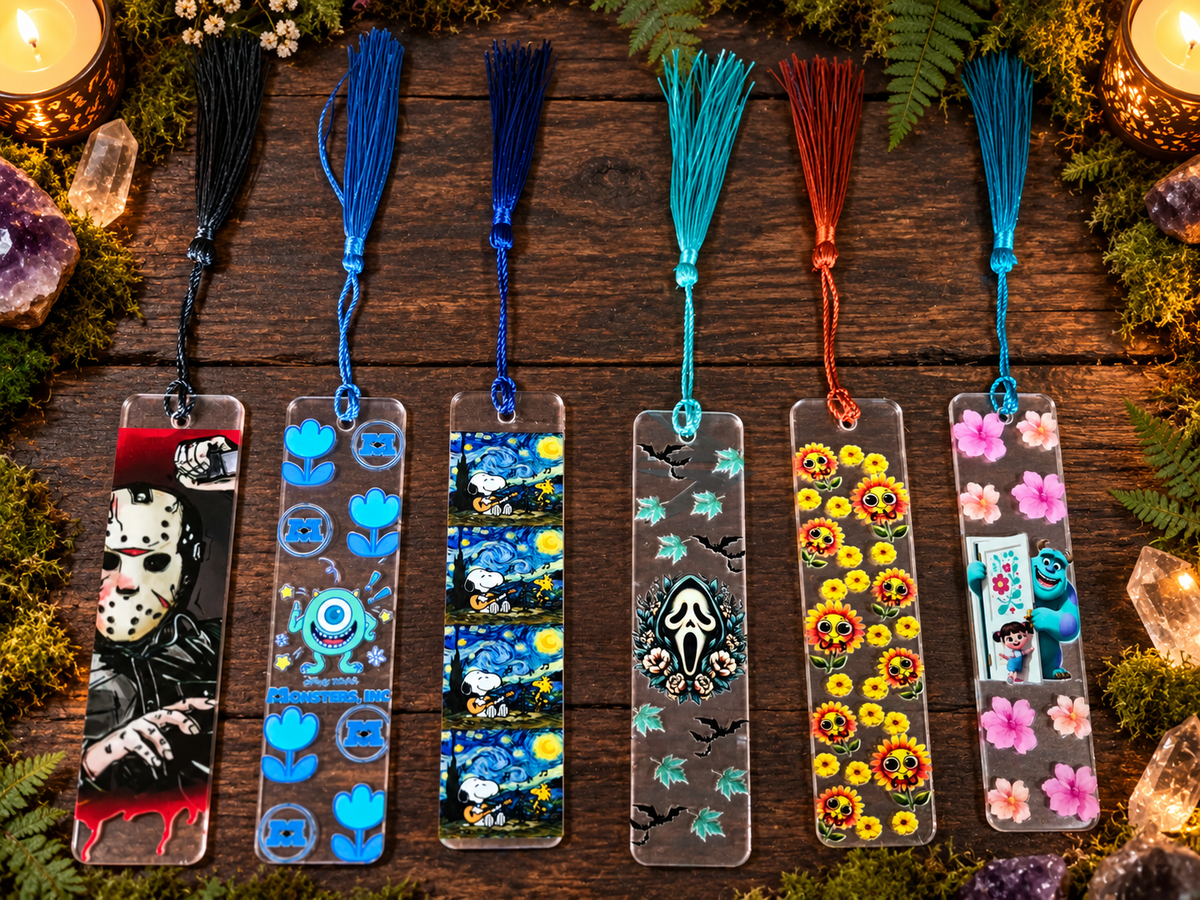 Clear Acrylic Wrapped Bookmarks
