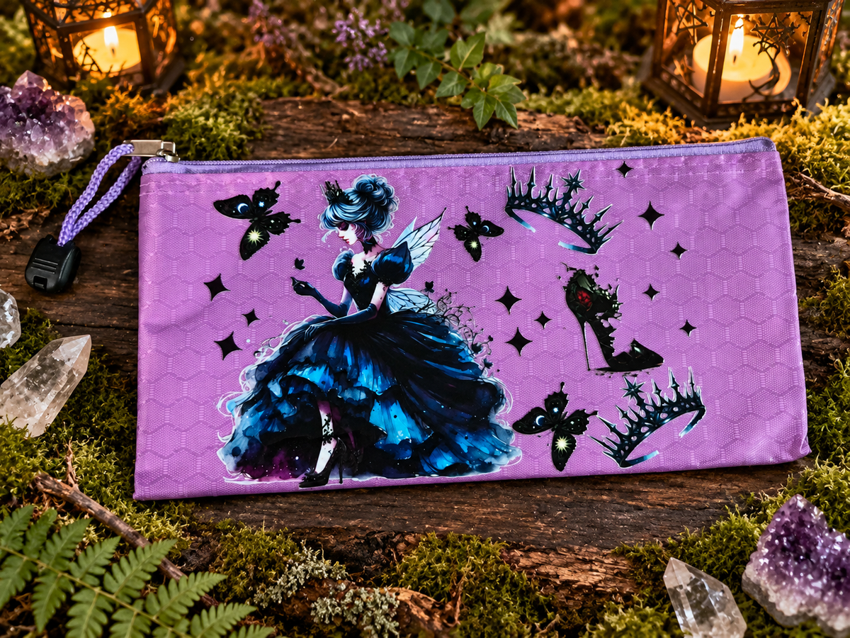 Pencil Pouch Waterproof UVDTF Designs Zippered