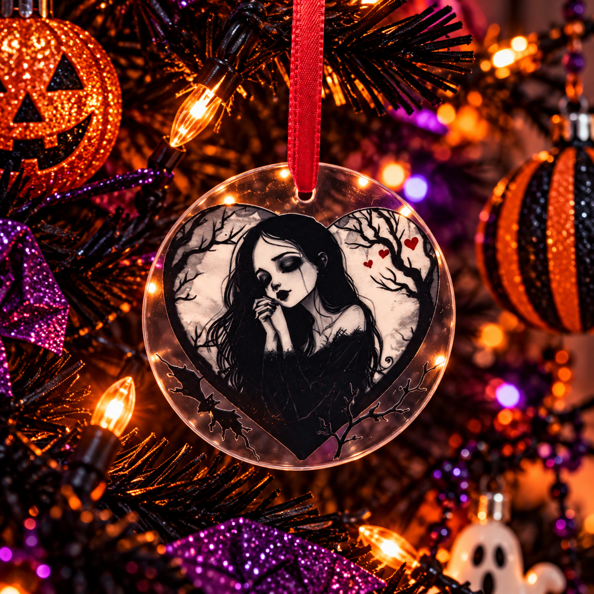 HO3, Halloween Ornament, Love Never Dies