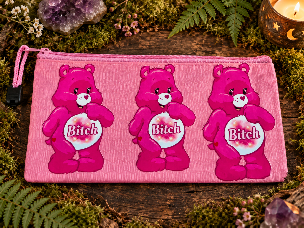 Pencil Pouch Waterproof UVDTF Designs Zippered