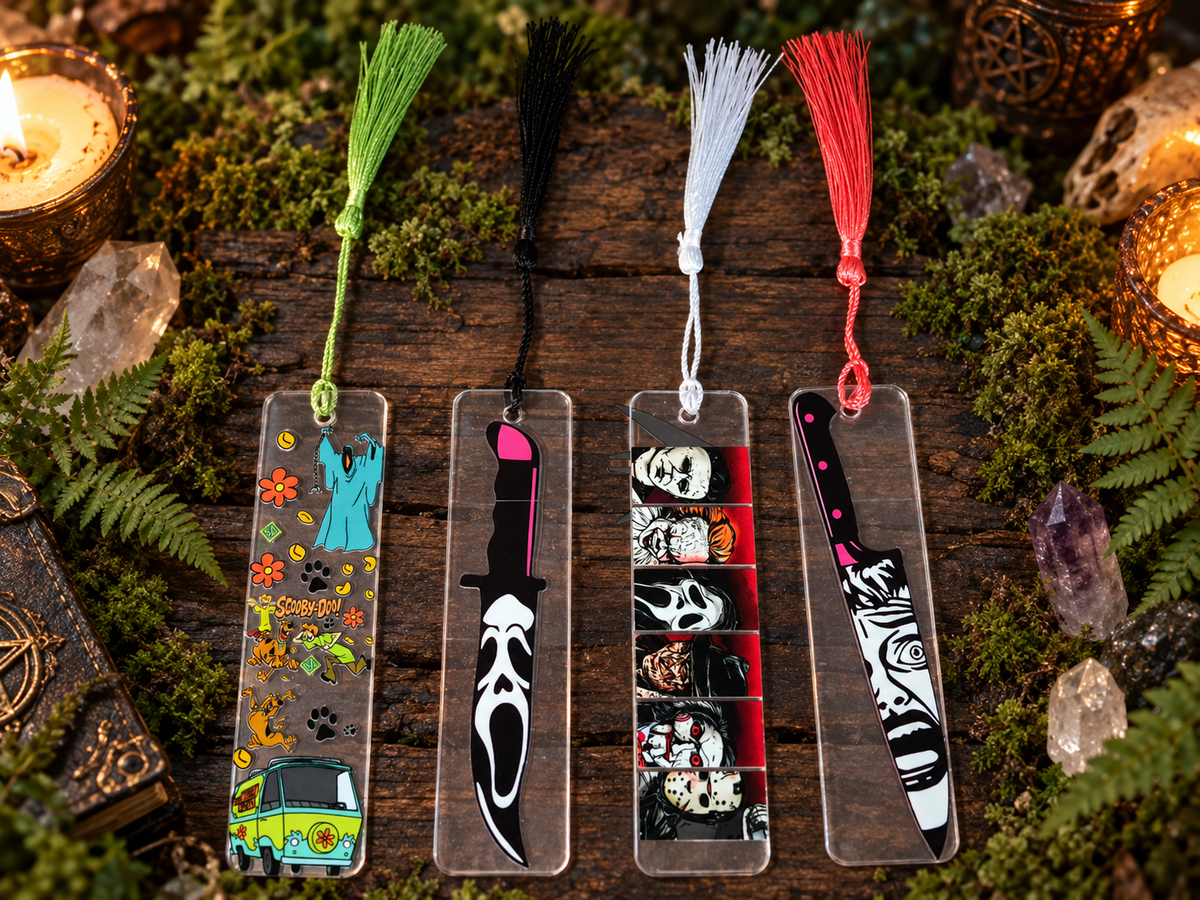 Clear Acrylic Wrapped Bookmarks
