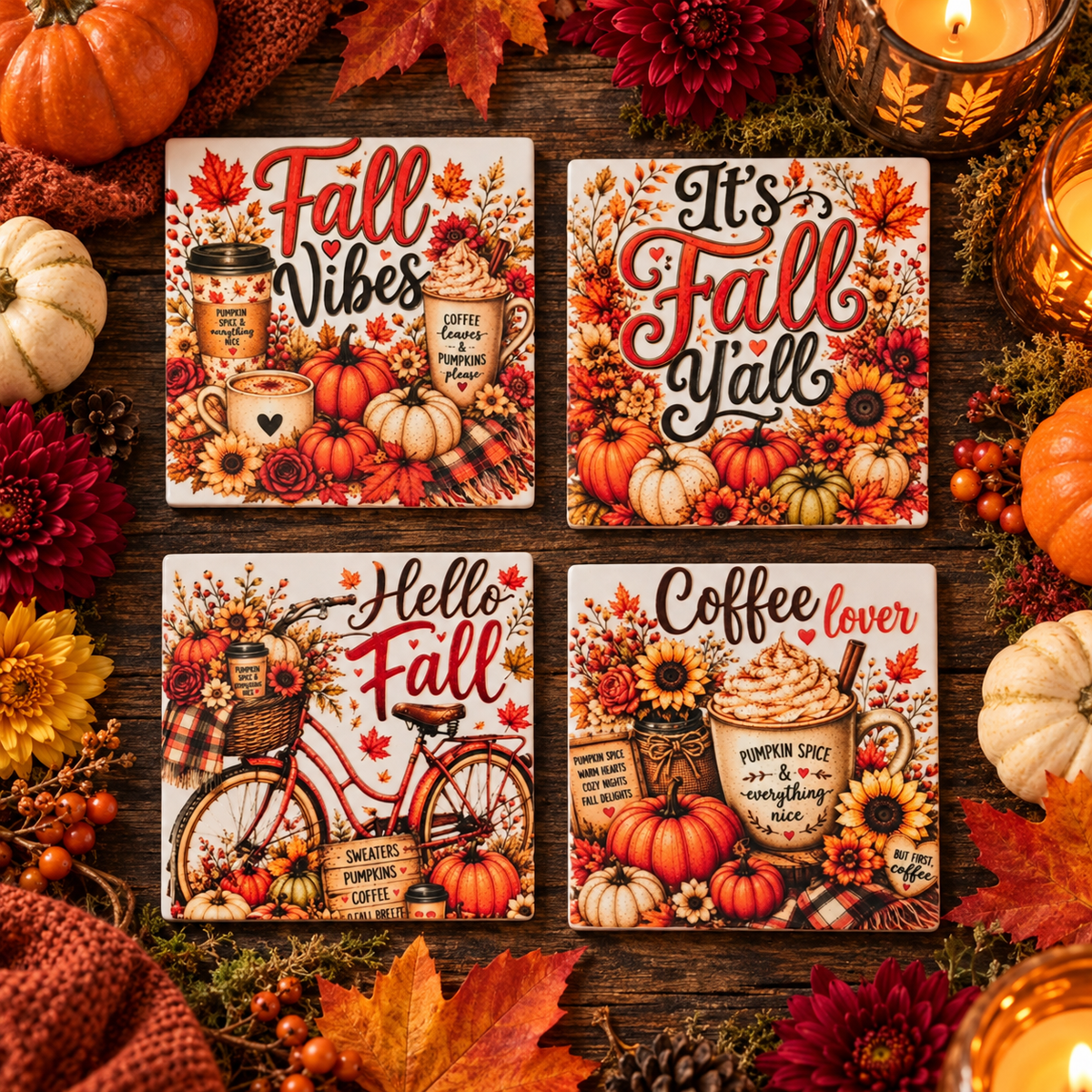 Coaster Sets of 4