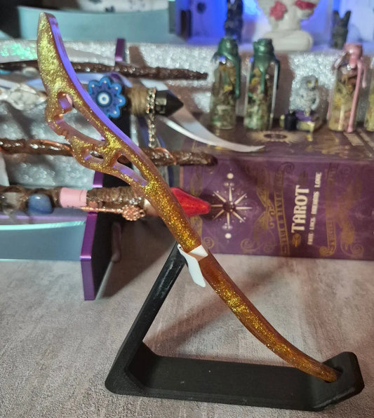 MHW07, Gold Wand Hair Stick