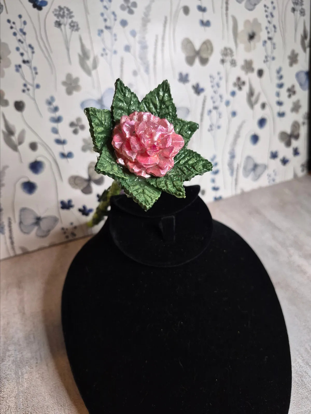 MW07, MAGICAL COLLECTION, Wand, Rose Magic, just under 9", w/Amathyst, Rose Quartz, & Aventurine, Cosplay, Renfest, Witch, Warlock, Harry Potter Party