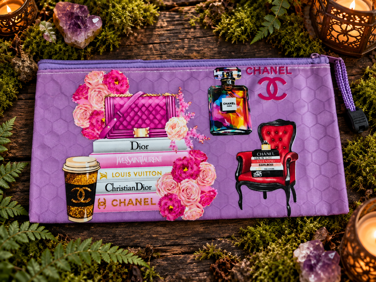 Pencil Pouch Waterproof UVDTF Designs  Zippered