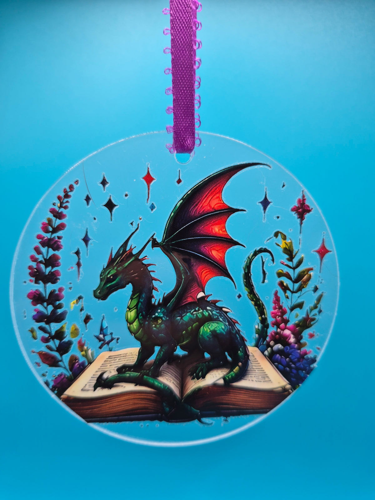 HO5,Halloween Ornament, Once Upon a Dragon