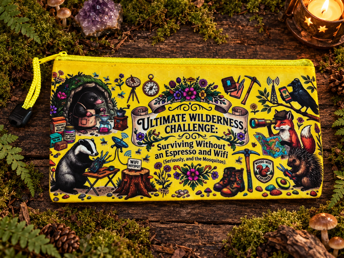 Pencil Pouch Waterproof UVDTF Designs  Zippered