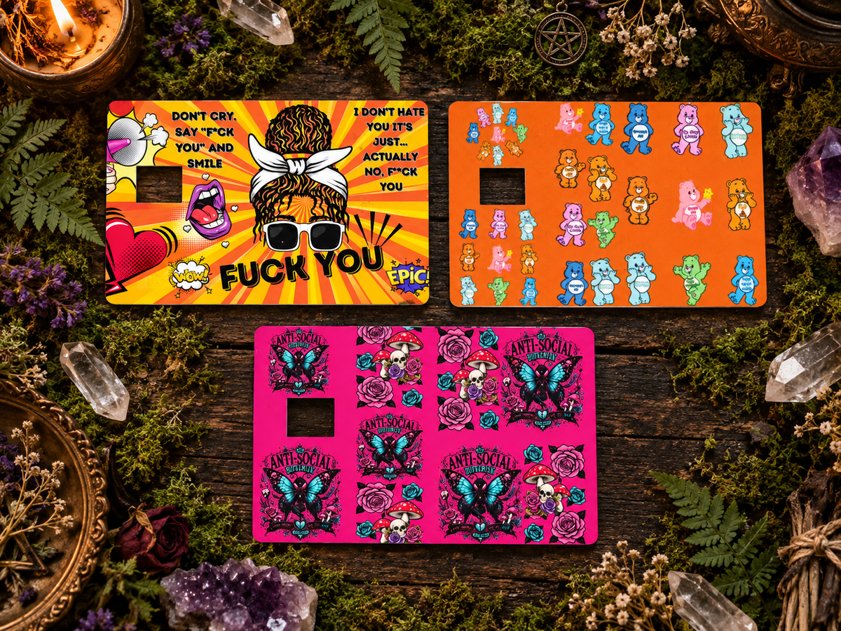 UV DTF Credit Card Wraps