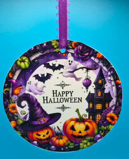 HO16, Halloween Ornament, A Bewitching Halloween