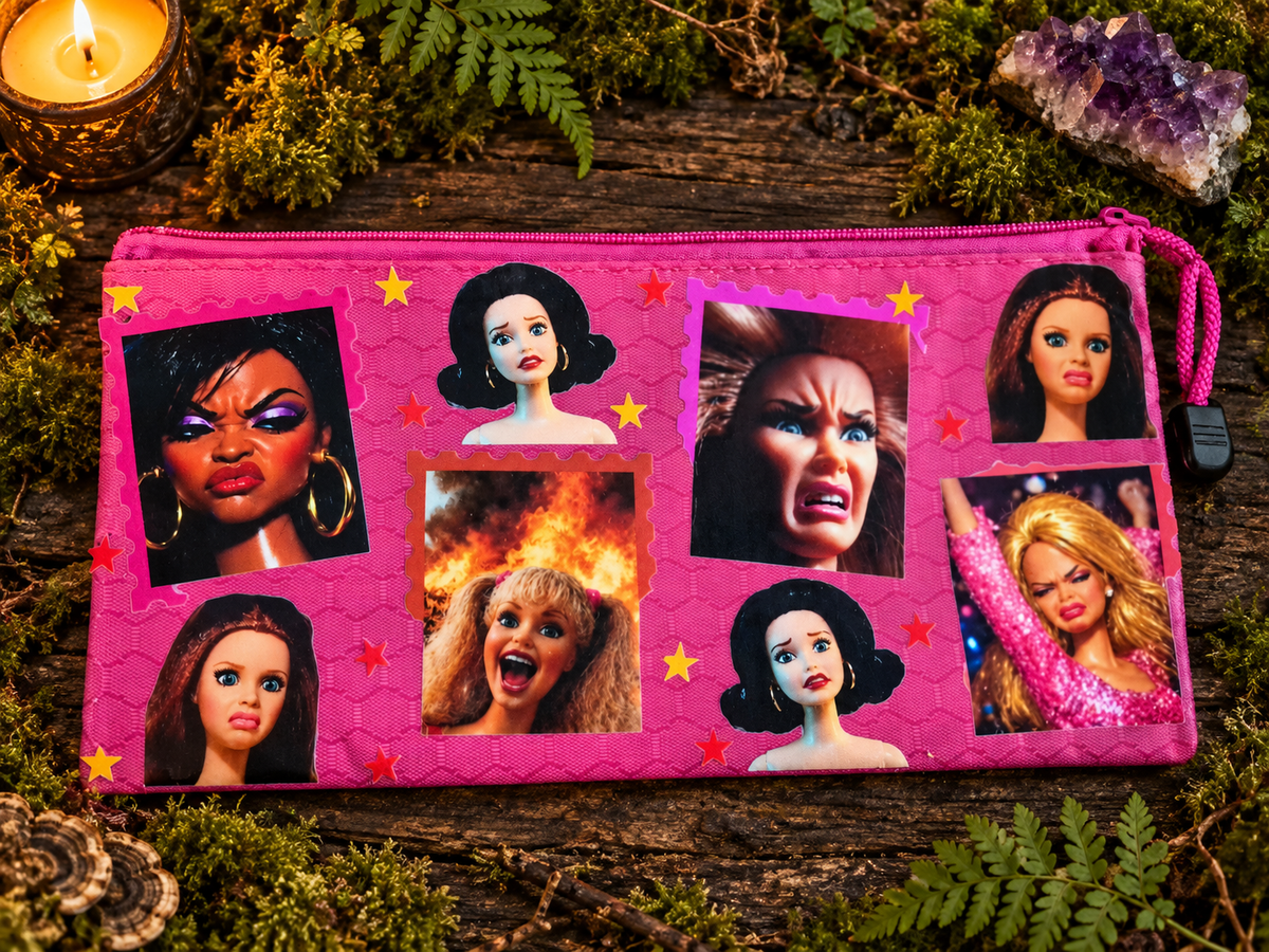 Pencil Pouch Waterproof UVDTF Designs  Zippered