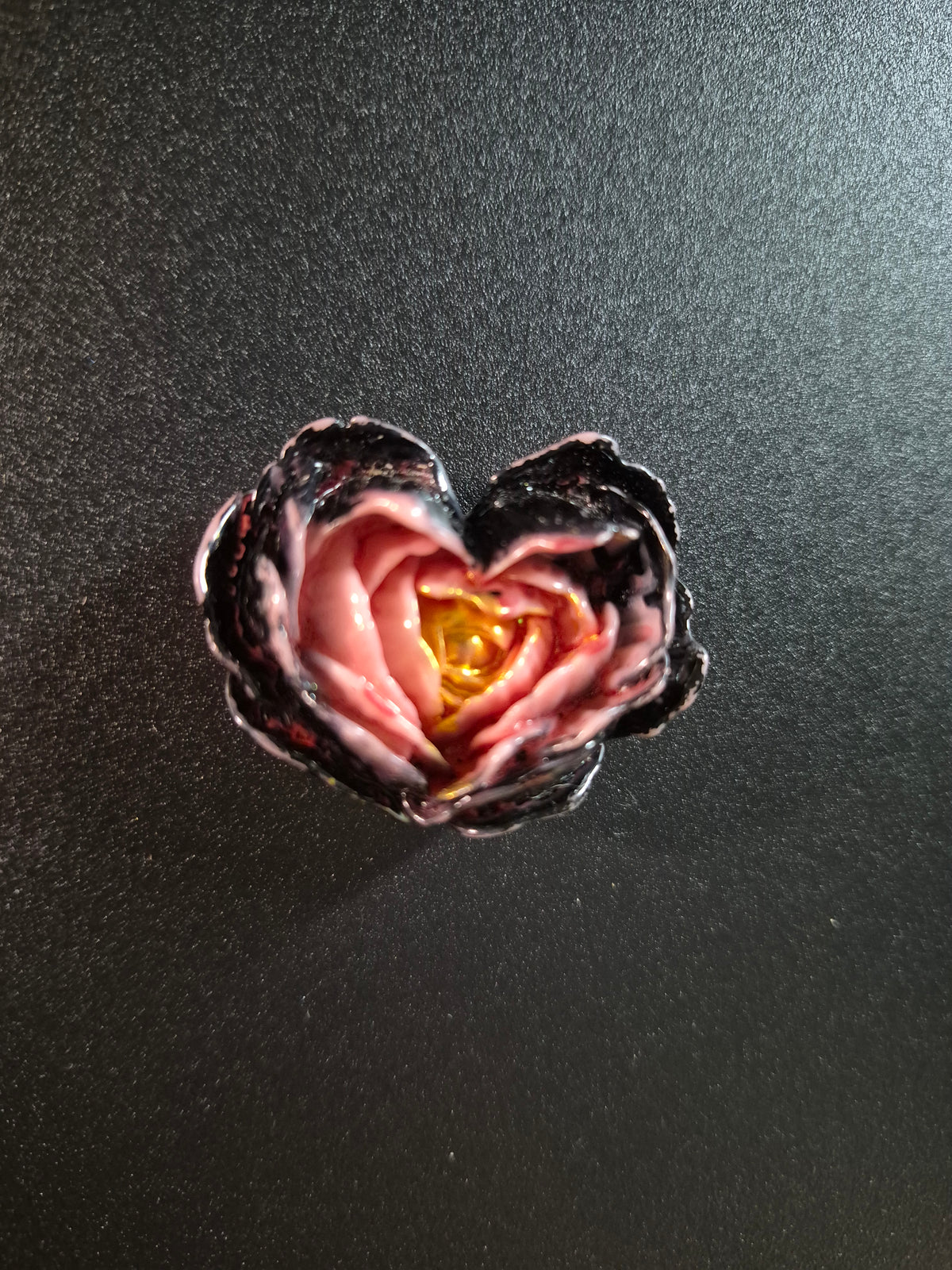 MMM35, Mix & Match Magnetics, Pink & Black Rose Magnet