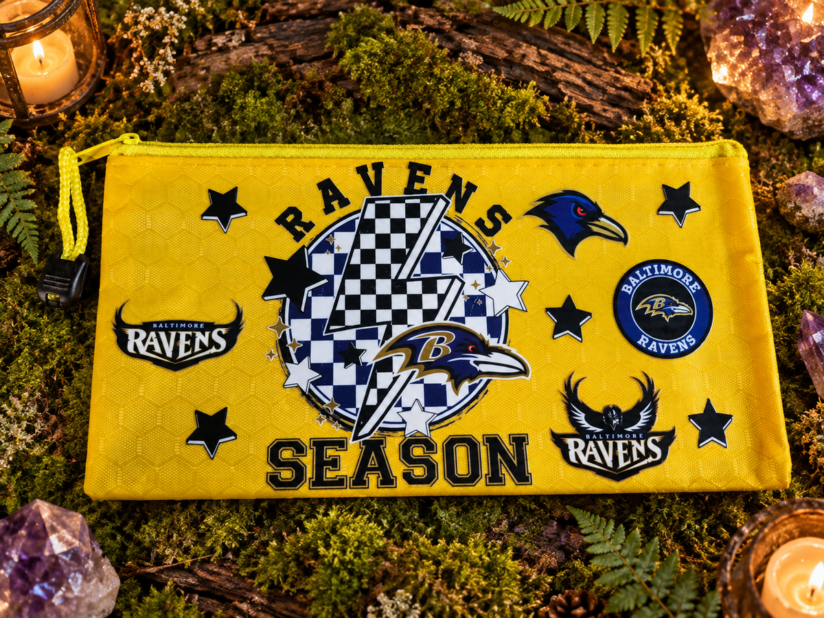 Pencil Pouch Waterproof UVDTF Designs  Zippered