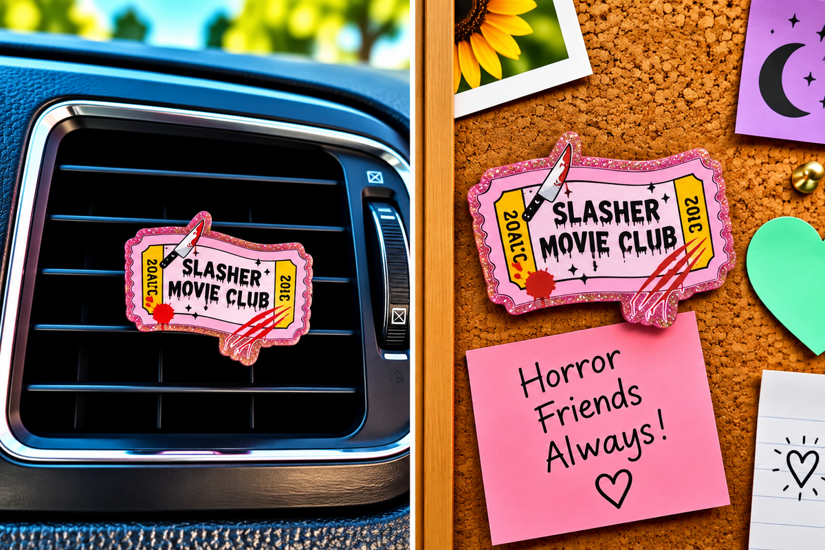 MMM19, Mix & Match Magnetics, Slasher Movie Club Ticket Magnet