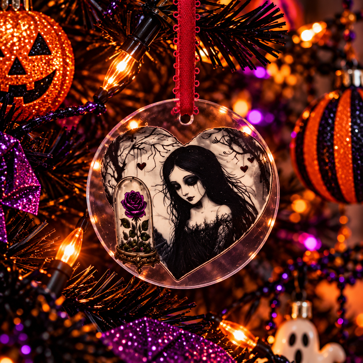 HO4, Halloween Ornament, Enchanted in Darkness