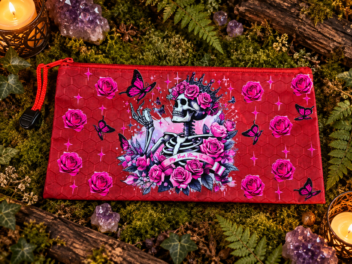 Pencil Pouch Waterproof UVDTF Designs  Zippered