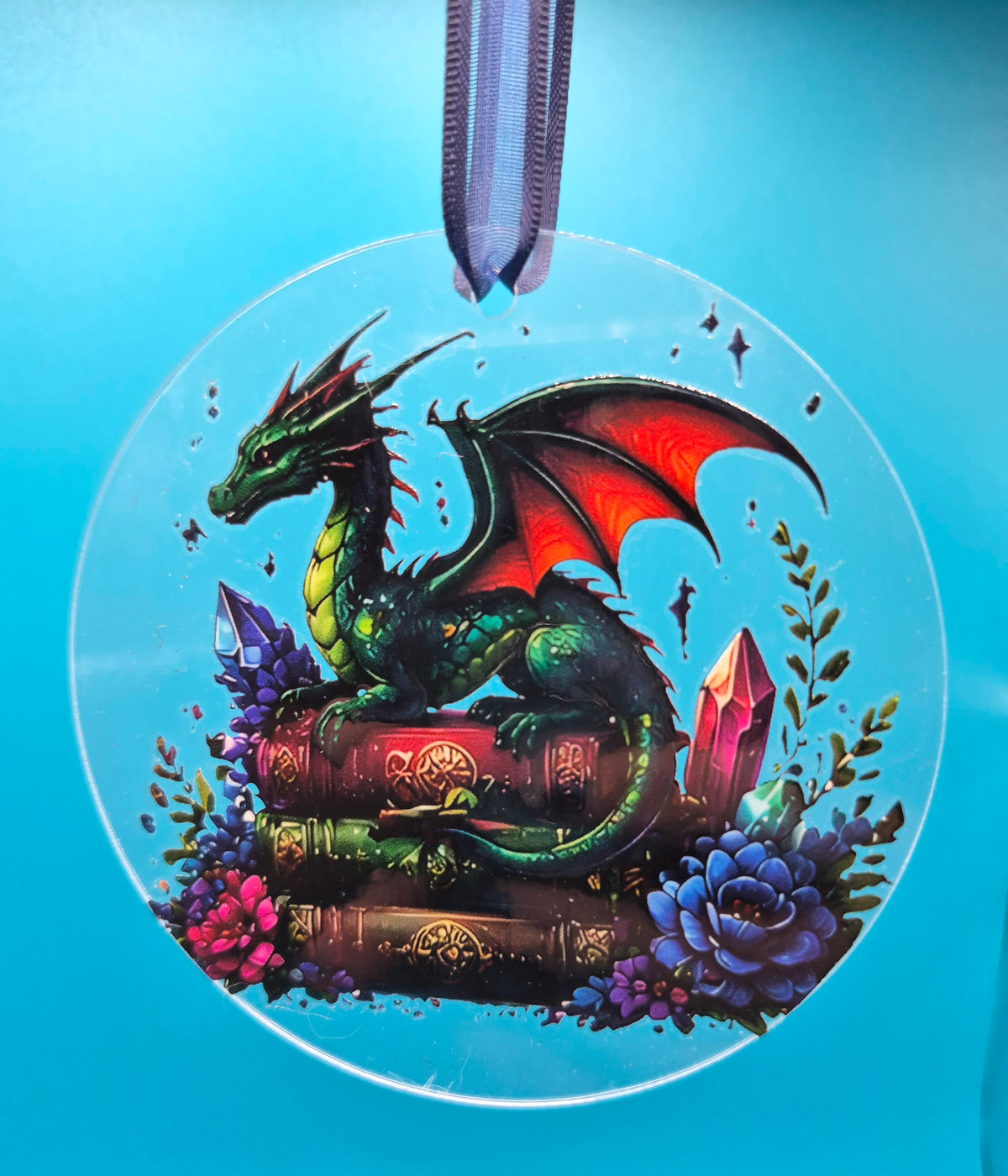 HO17, Halloween Ornament, Tales and Scales