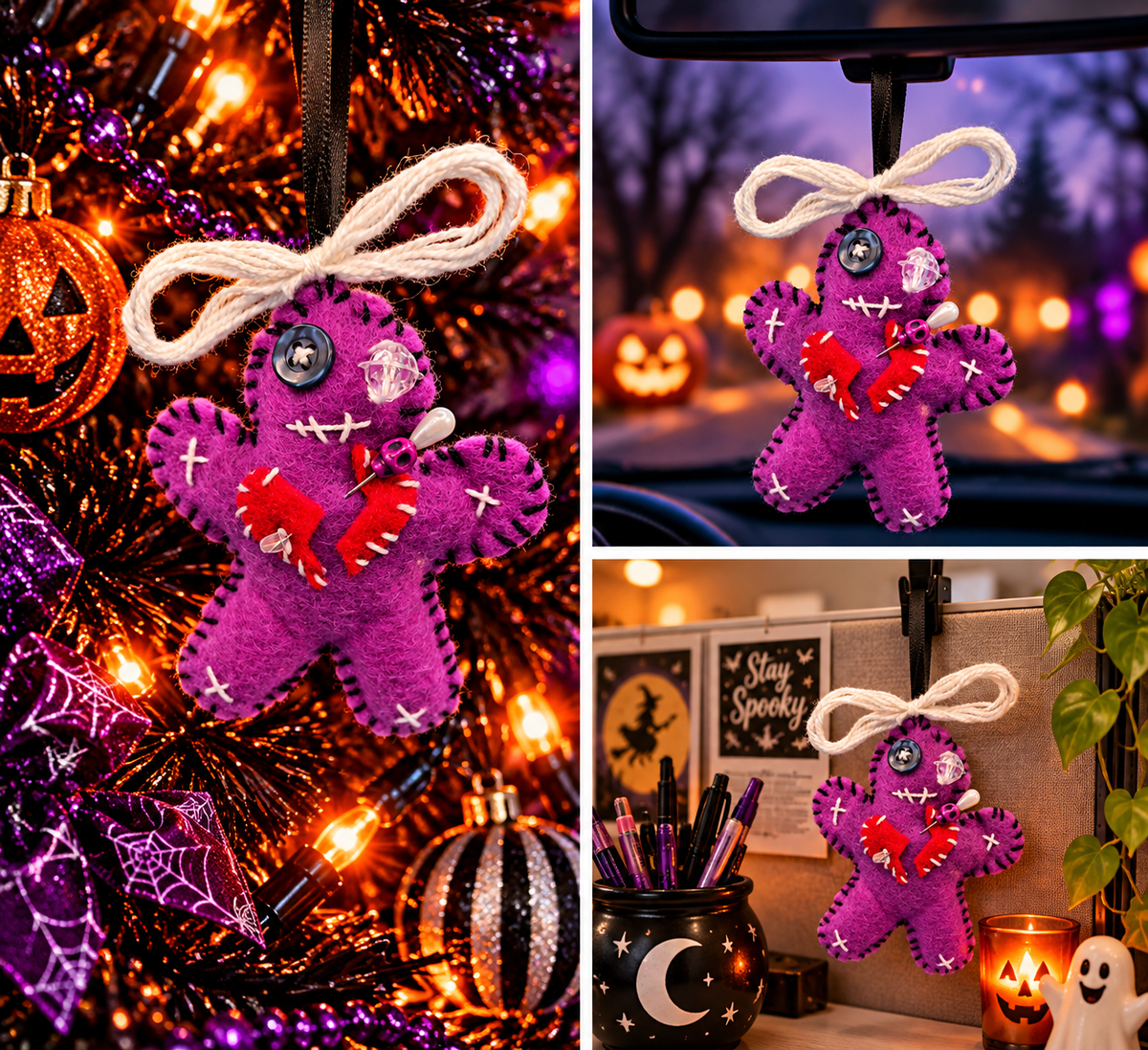 VD09 Voodoo Doll Ornament