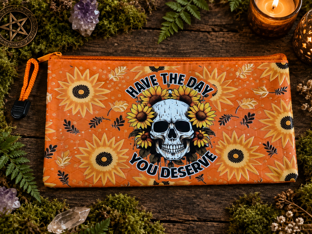 Pencil Pouch Waterproof UVDTF Designs  Zippered