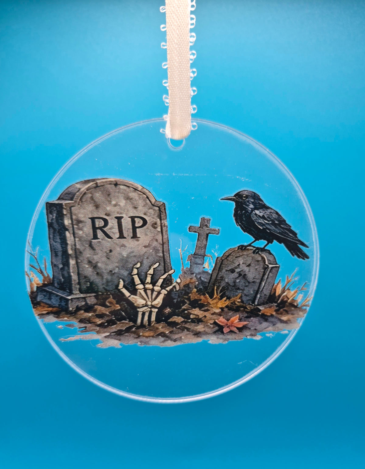 HO9, Halloween Ornament, Restless in Peace