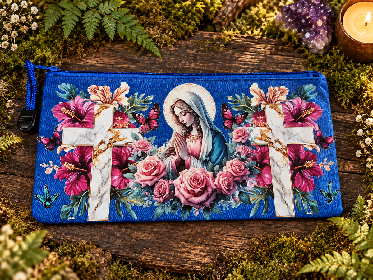 Pencil Pouch Waterproof UVDTF Designs  Zippered
