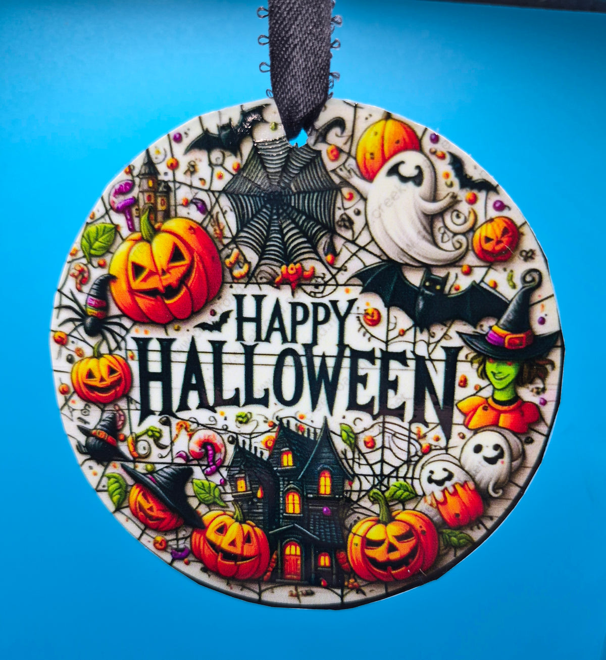 HO7, Halloween Ornament, Happy Halloween